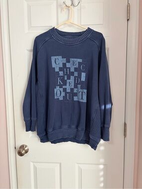 Aerie Checked Out Sweatshirt size XL